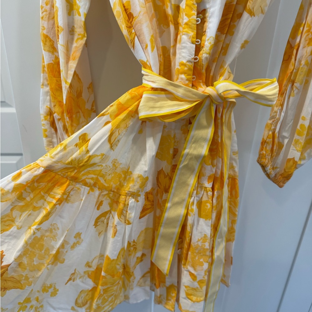 ANTONIO MELANI Yellow Floral Dress - Picture 4 of 6